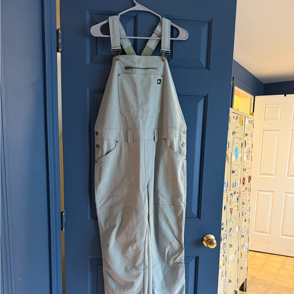 Stylish Women's Light Blue Overalls